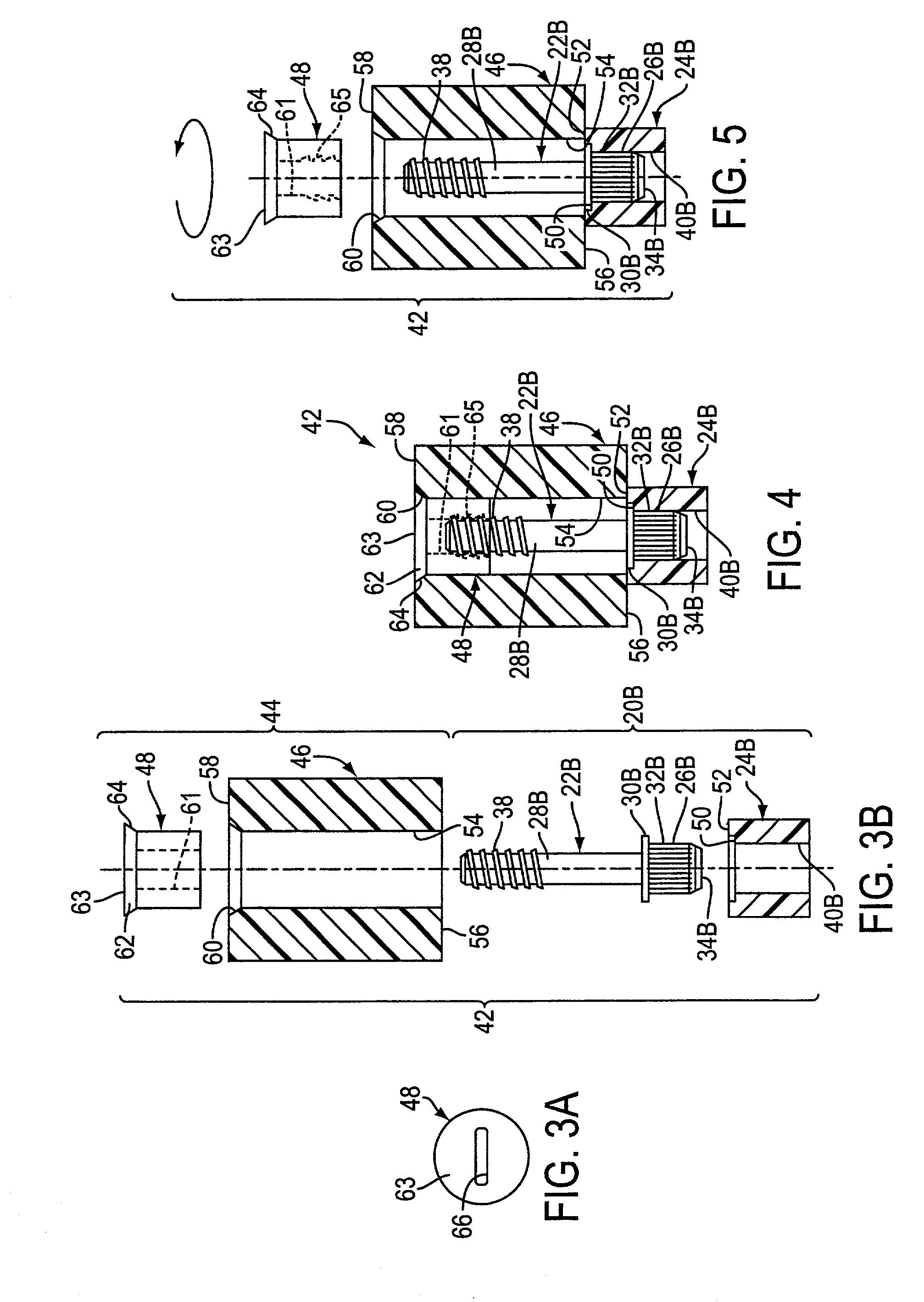 Quick assembly fastening system for plastic parts