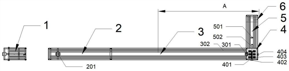 A kind of material automatic on-line device and its operation method