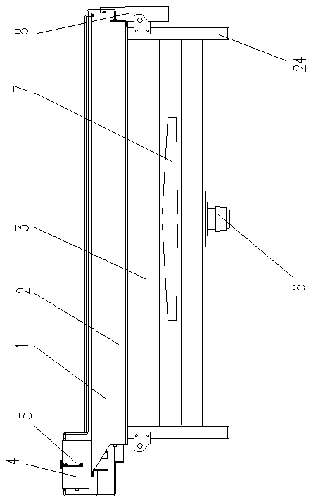 Cooling device of fracturing truck