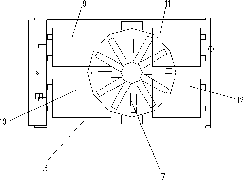 Cooling device of fracturing truck