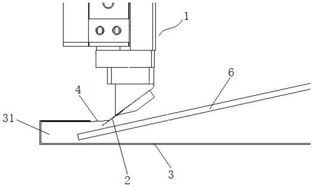 Backlight source assembling device