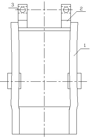 Steel plate spring support