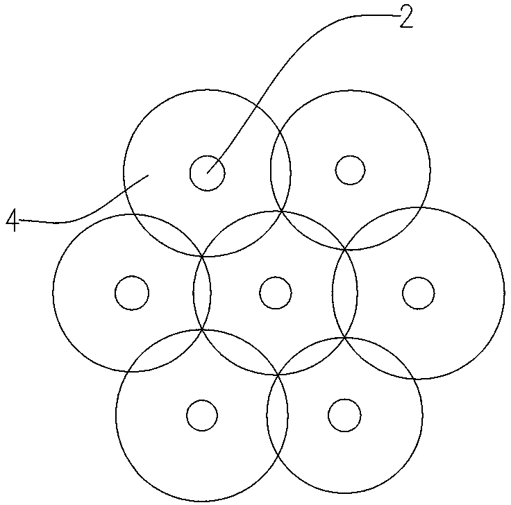 Soil stabilization structure and method for railway yard shield tunneling construction