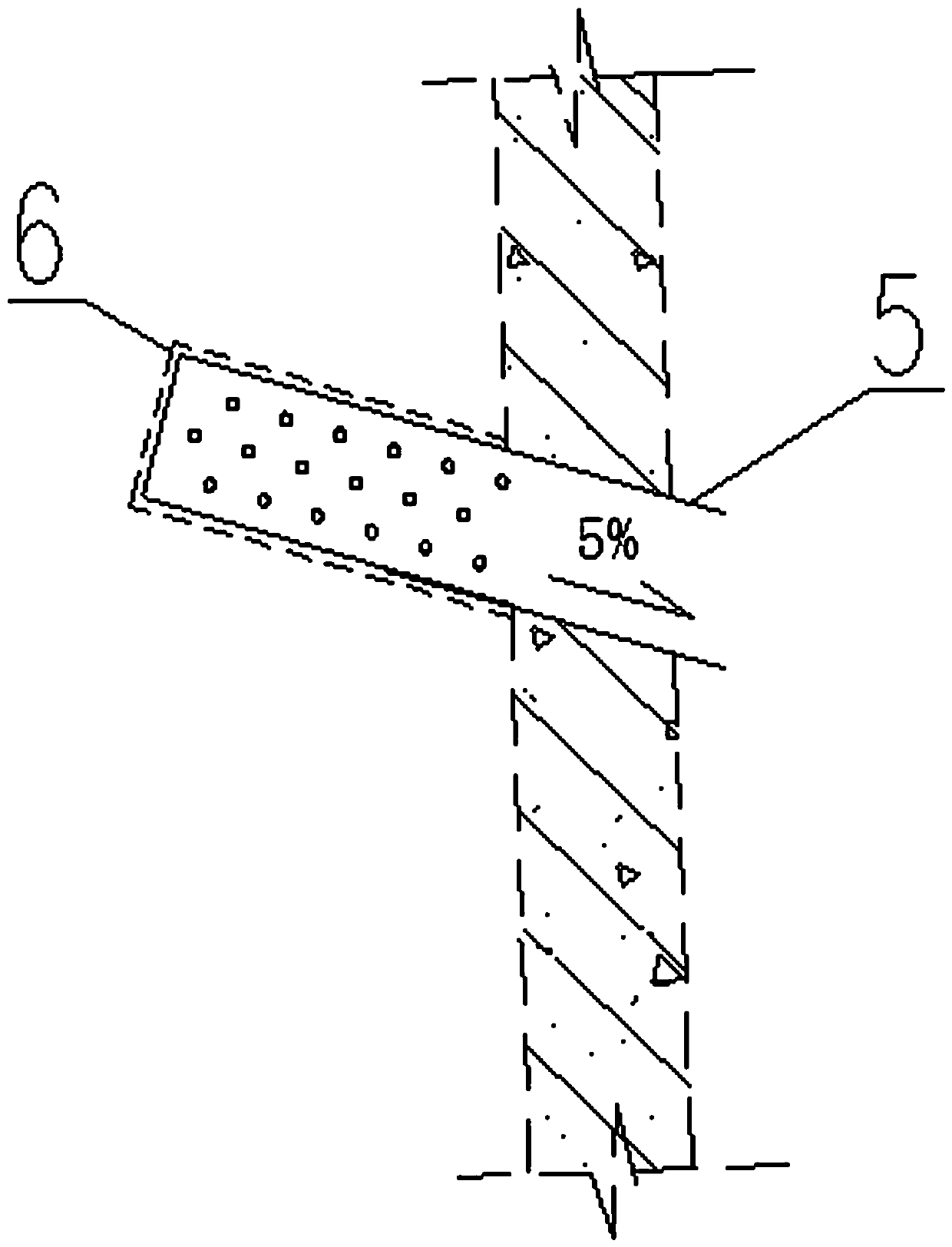 Foundation pit side wall frost heaving prevention method