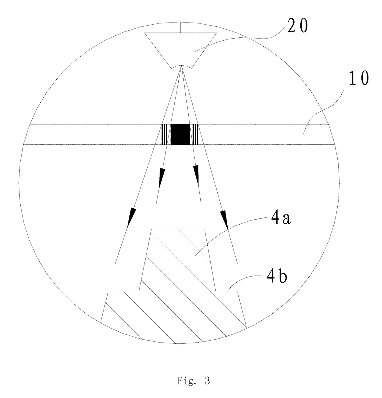 Spacer and manufacturing device for the same