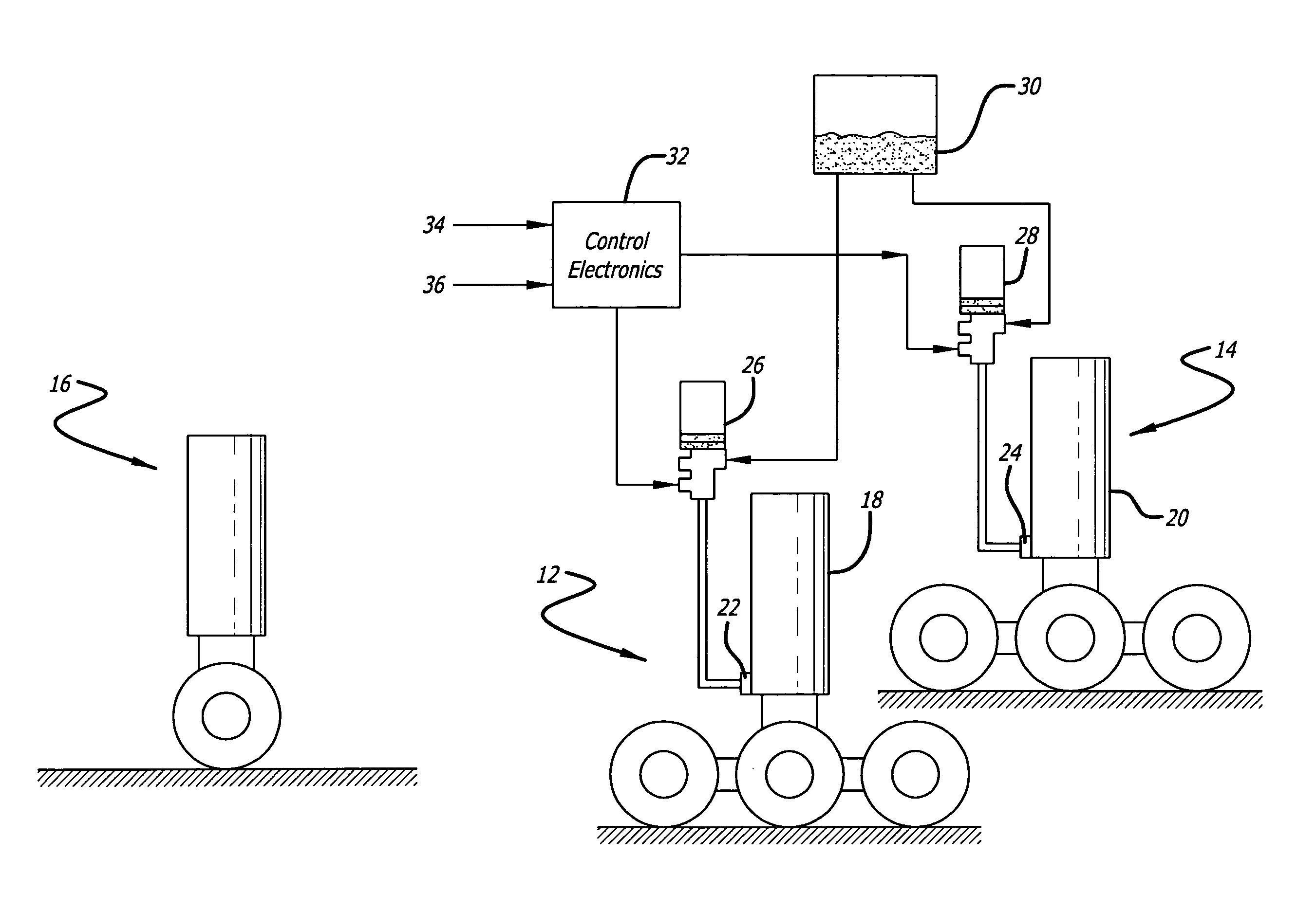 Landing gear strut extender