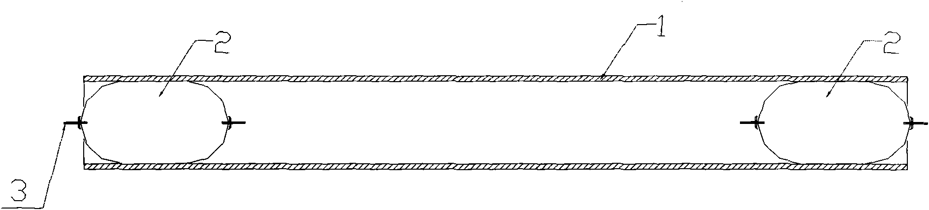 Method for floating tubular member by airbags