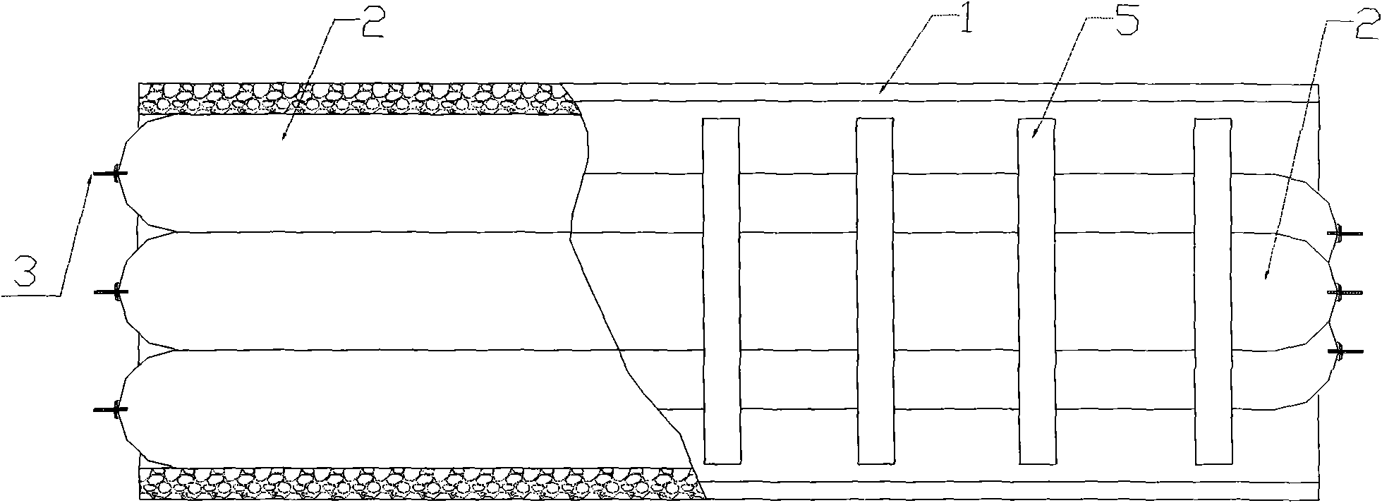 Method for floating tubular member by airbags