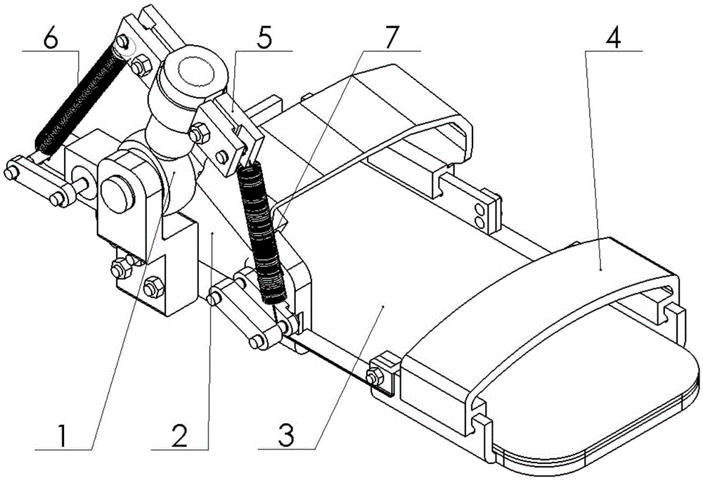 Passive energy storage foot mechanism for power assisting exoskeletons for lower limbs