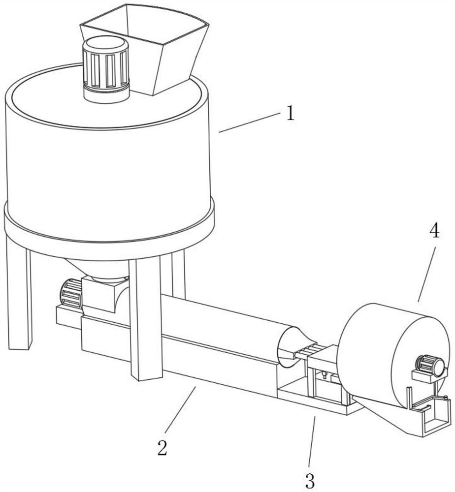 Melting granulation device for plastic bag recovery and plastic bag recovery process thereof