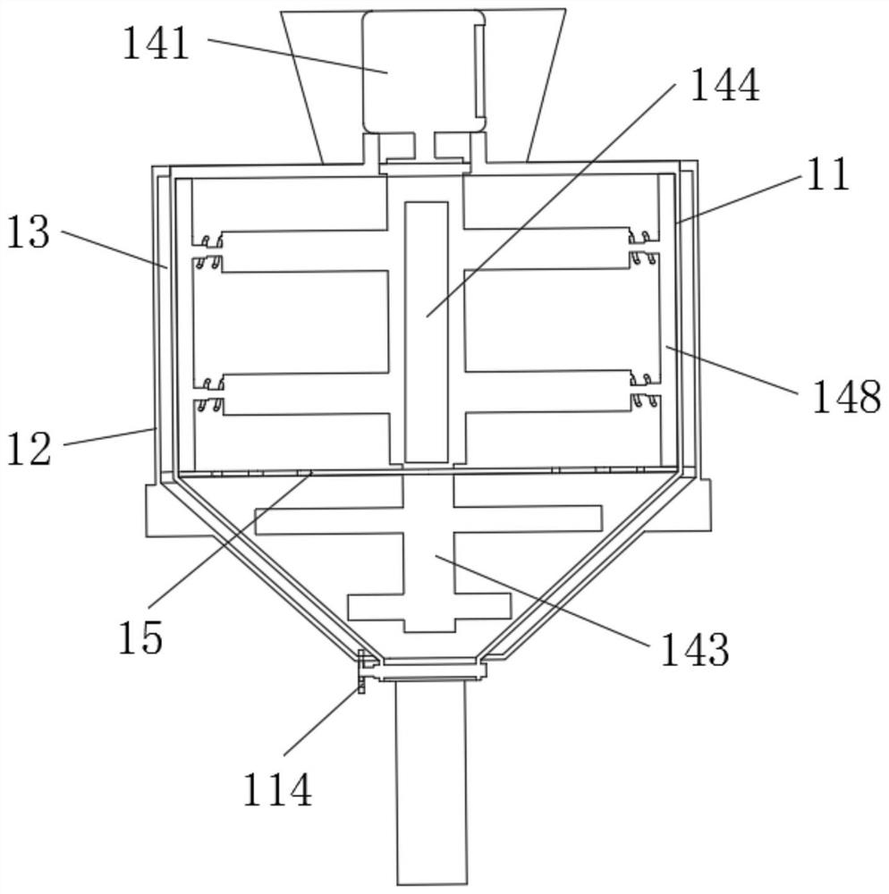 Melting granulation device for plastic bag recovery and plastic bag recovery process thereof