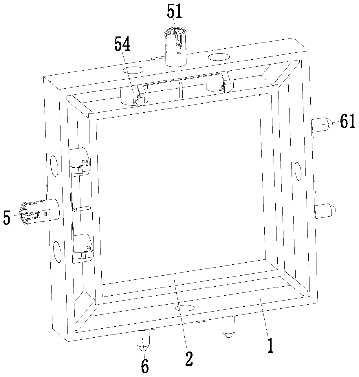 Multifunctional display screen splicing frame for outdoor advertising