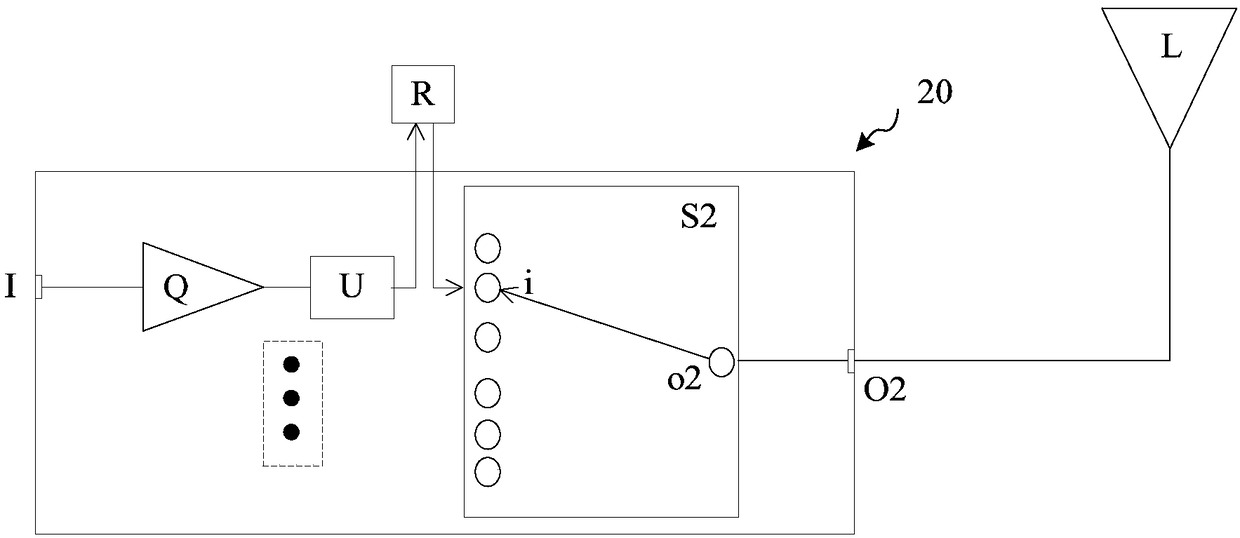 A radio frequency signal transmitting module and mobile terminal