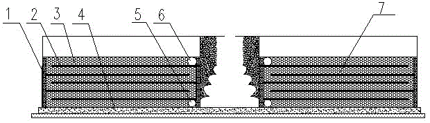 Novel living sewage retention chamber