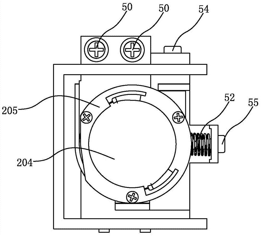 Lens adjustment device and projection optical system