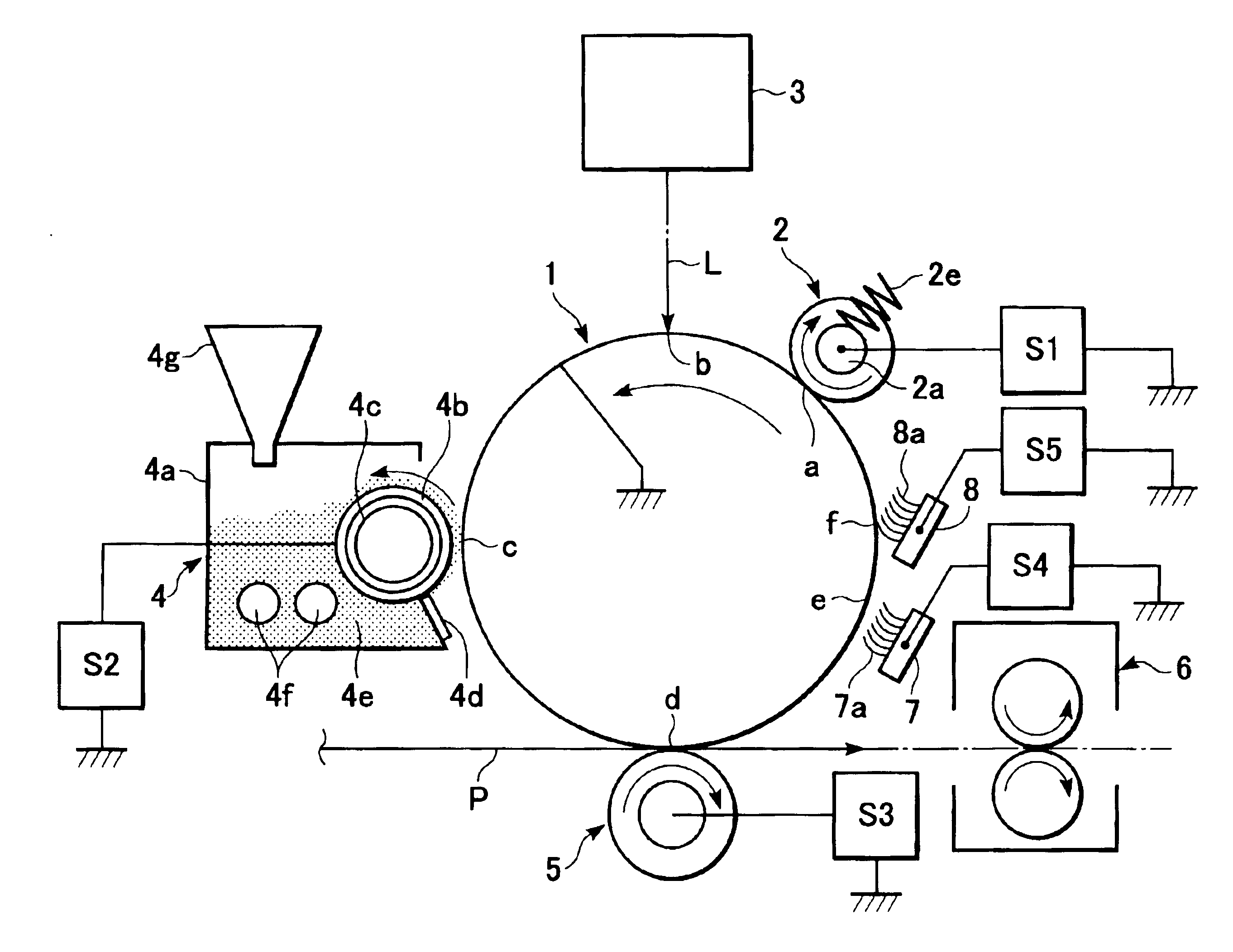 Image formation apparatus having charging means and developing agent charging means