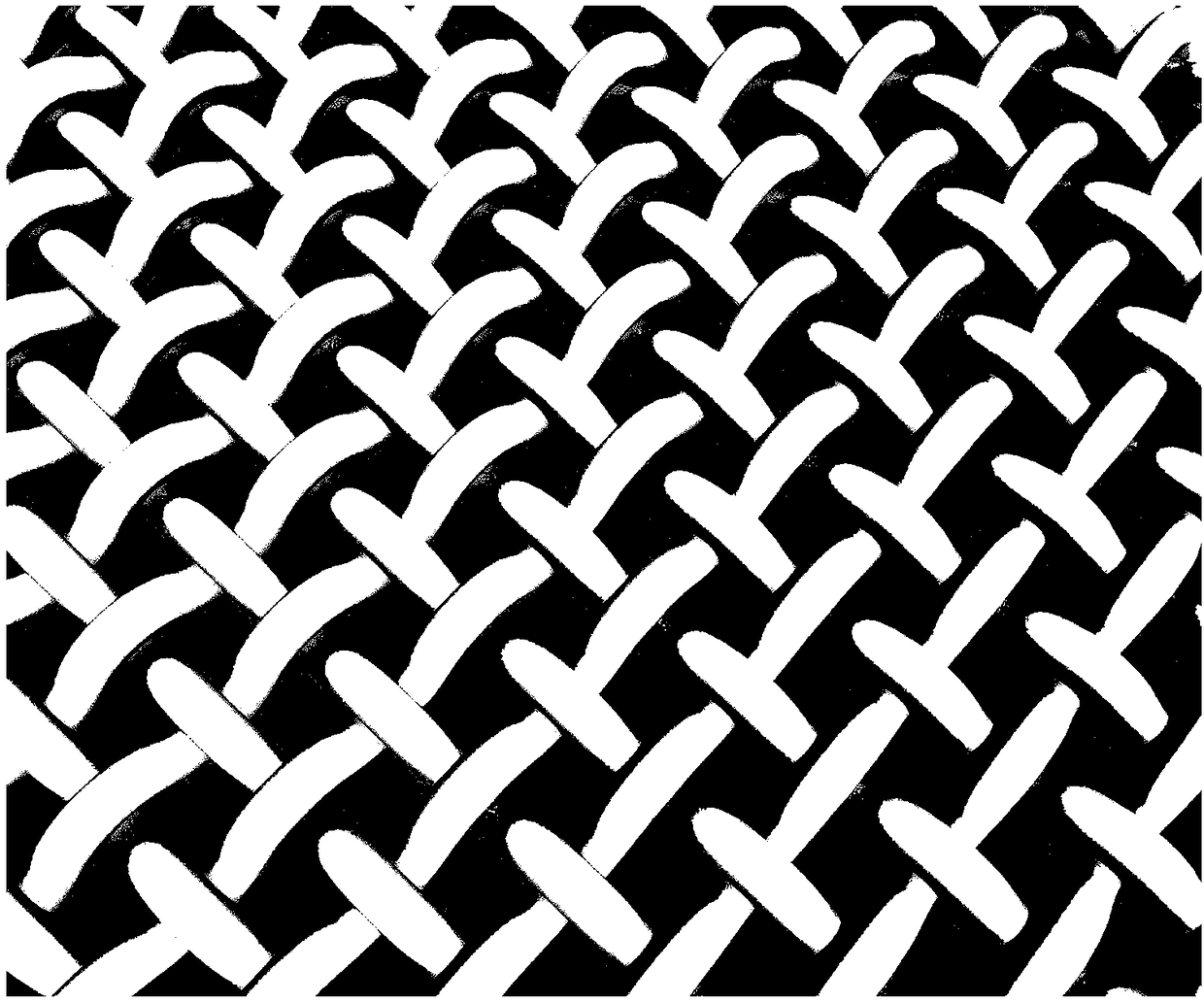 Magnesium alloy and macromolecular wire hybrid composite sticking patch and application thereof