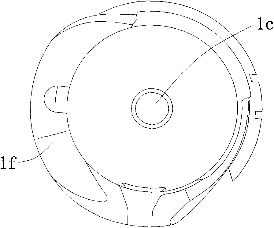 Process for manufacturing rotating shuttle inner shuttle bottom supporting structure