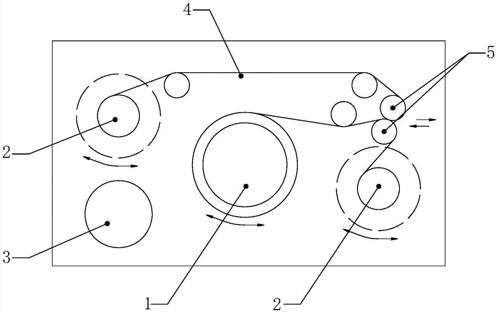 Double roll banknote temporary storage device