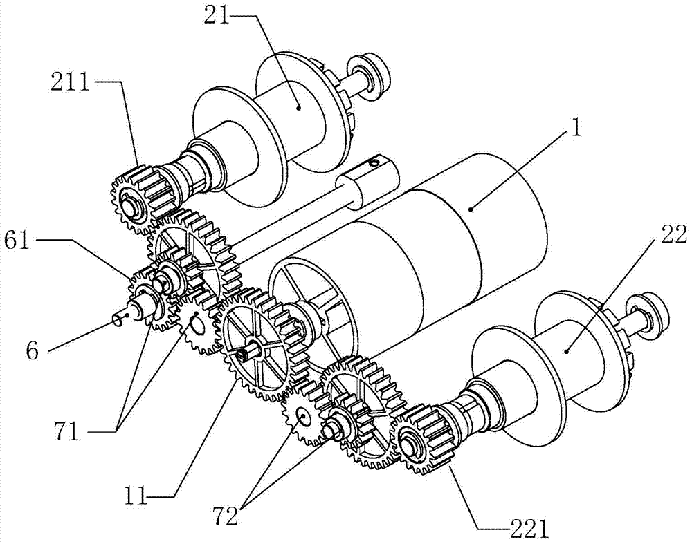 Double roll banknote temporary storage device