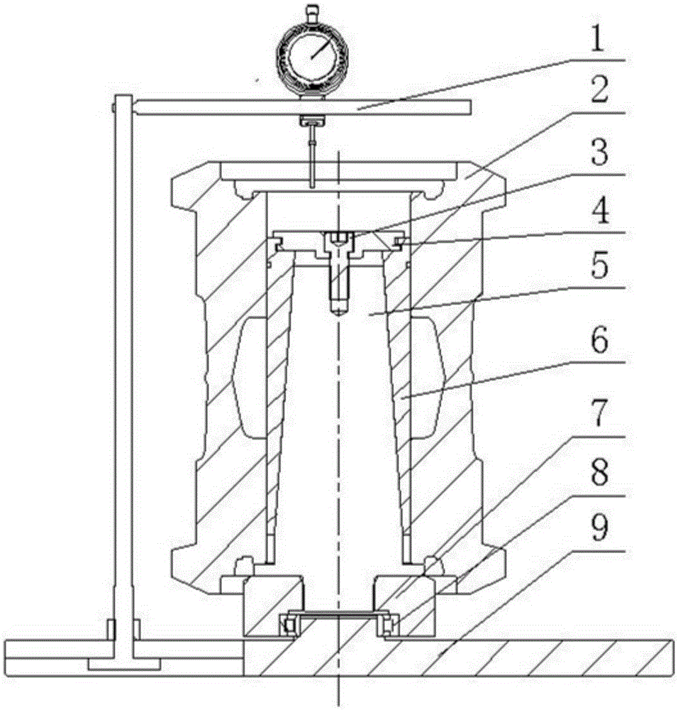 Self-centering rotary detection table