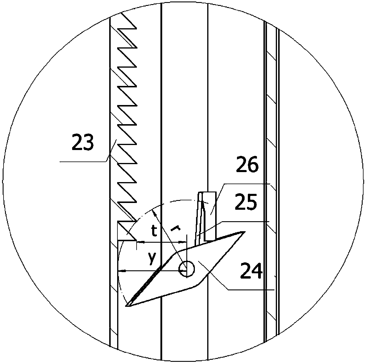 Self-locking cable hooker suspension device