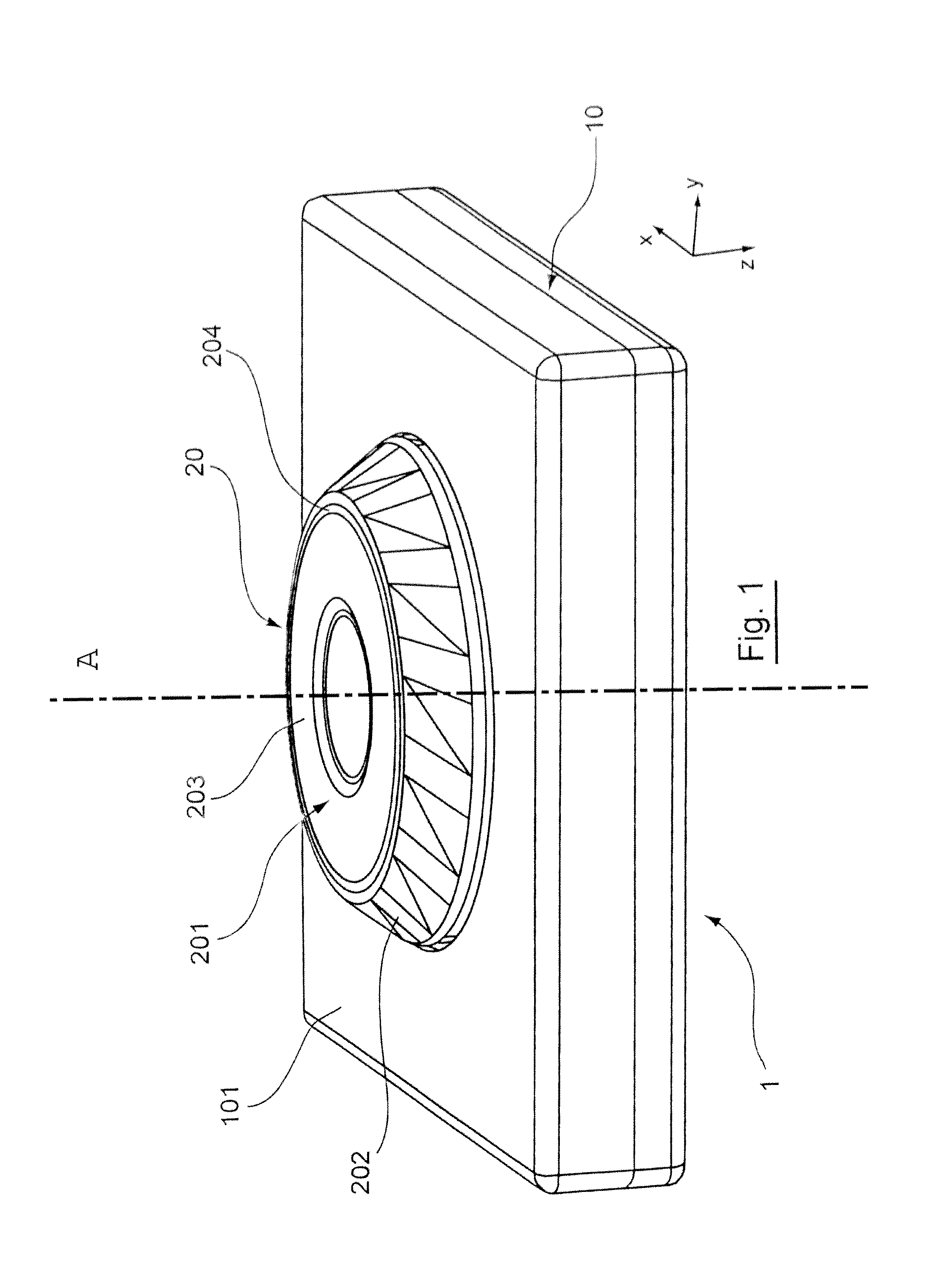 Device for controlling at least one audio signal and corresponding electronic mixing console