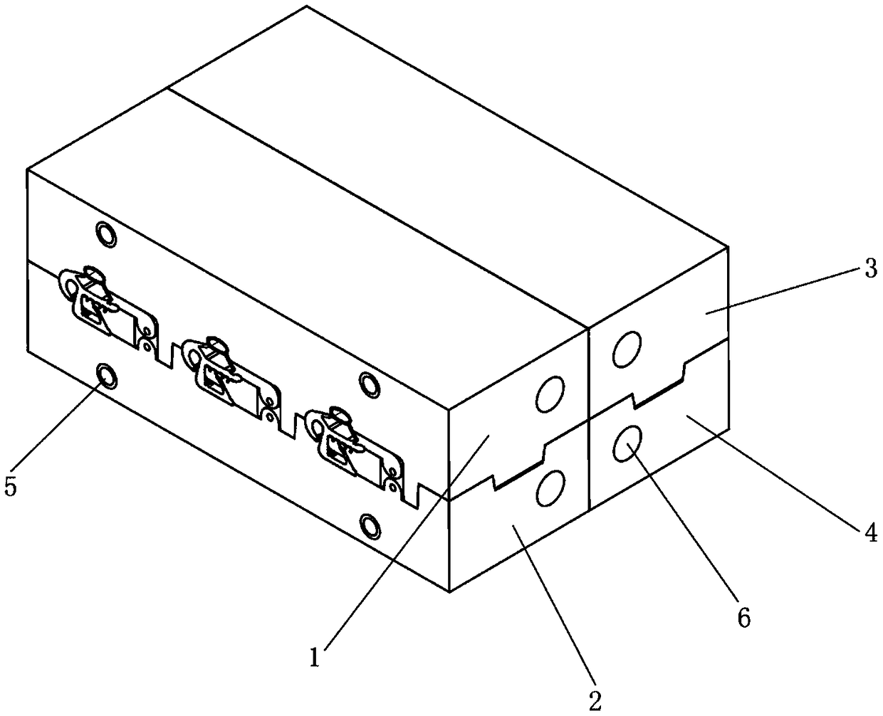 Trimming-free joint mold and application thereof