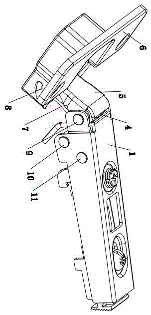 Door hinge with buffering function