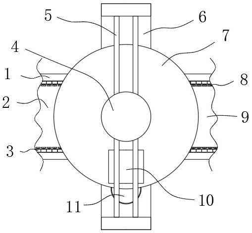 A wood surface filling device