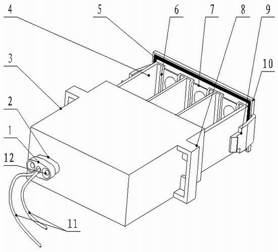 Drawer type battery case