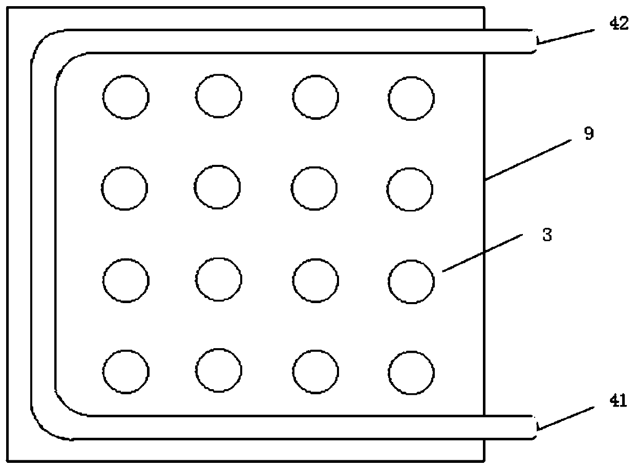 A heat exchanger for waste heat utilization of flue gas