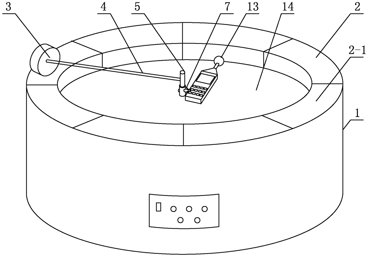 An indoor test device and method for simulating car driving on road noise at micro-surface