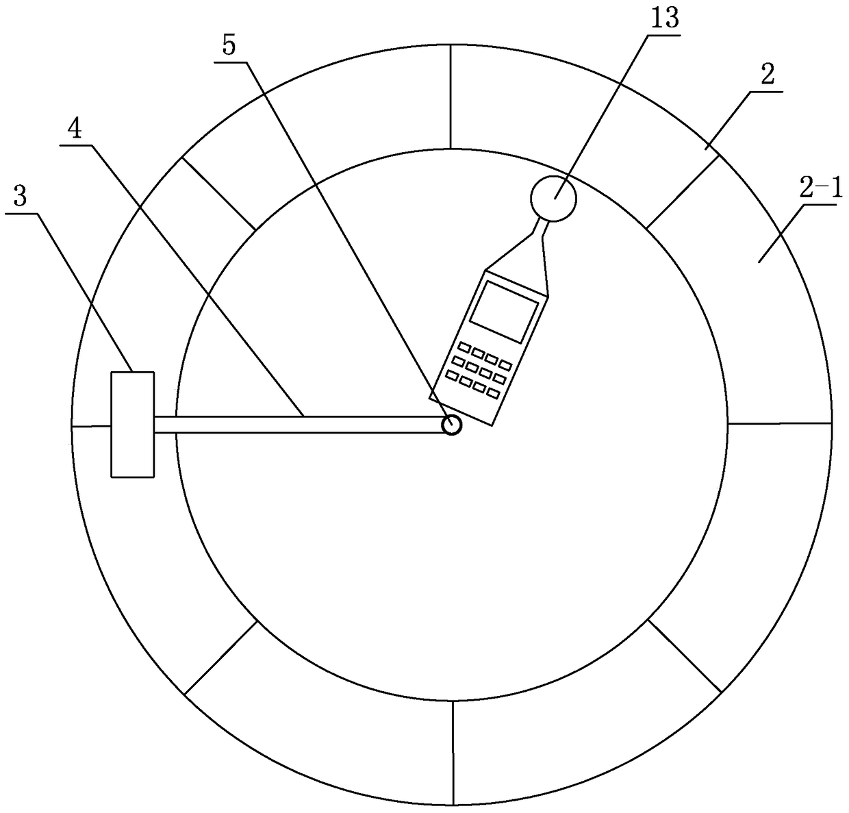 An indoor test device and method for simulating car driving on road noise at micro-surface