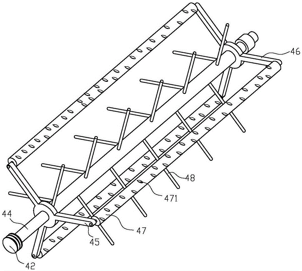 Seedling cultivating soil classification roller screen