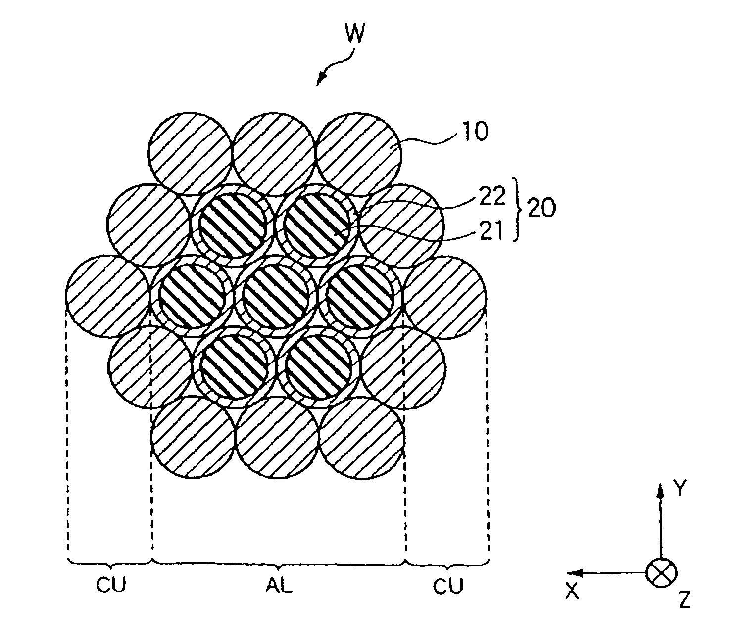 Composite electric wire