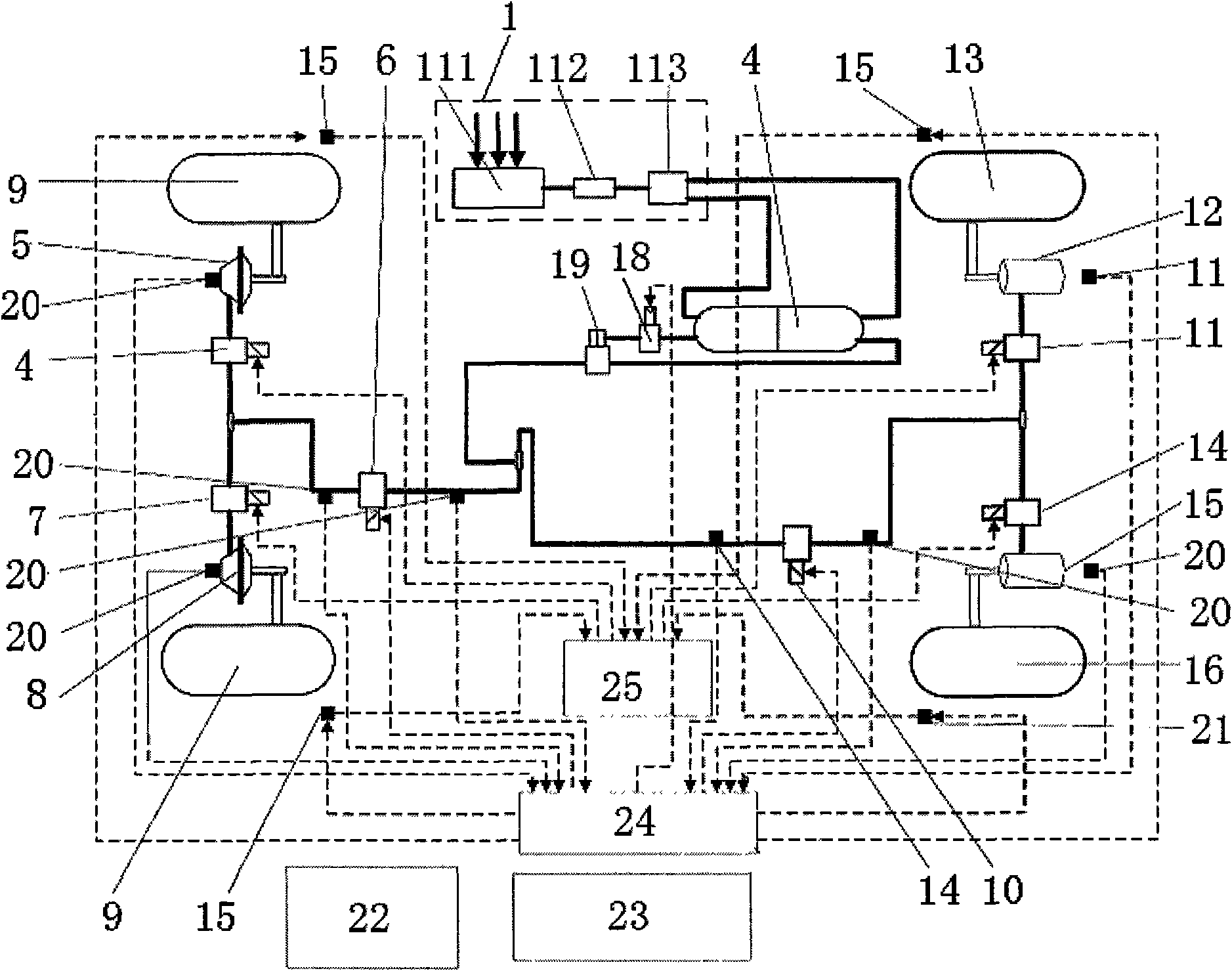 Automotive anti-lock braking and braking energy feedback integration control hardware-in-the-loop test bed