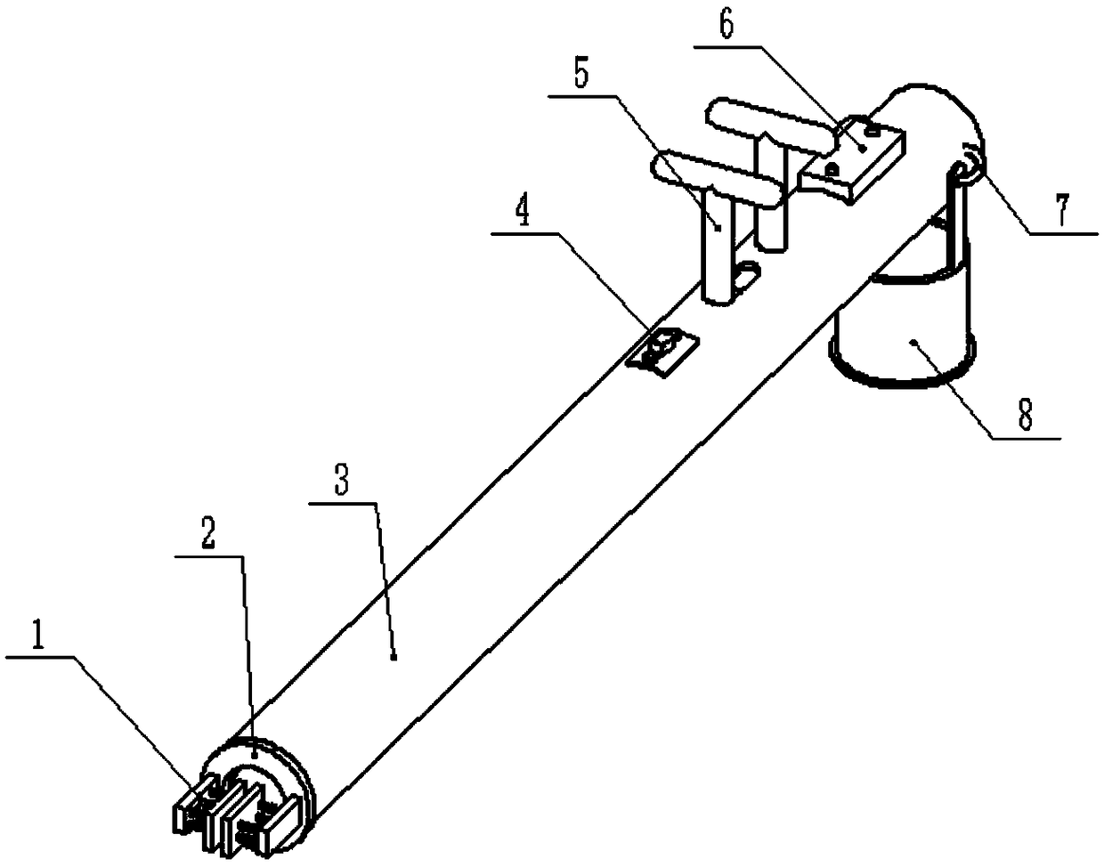 Cigarette end picking-up and collecting equipment