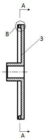 Dynamic balancing machine standard correction rotor with internal conical surface