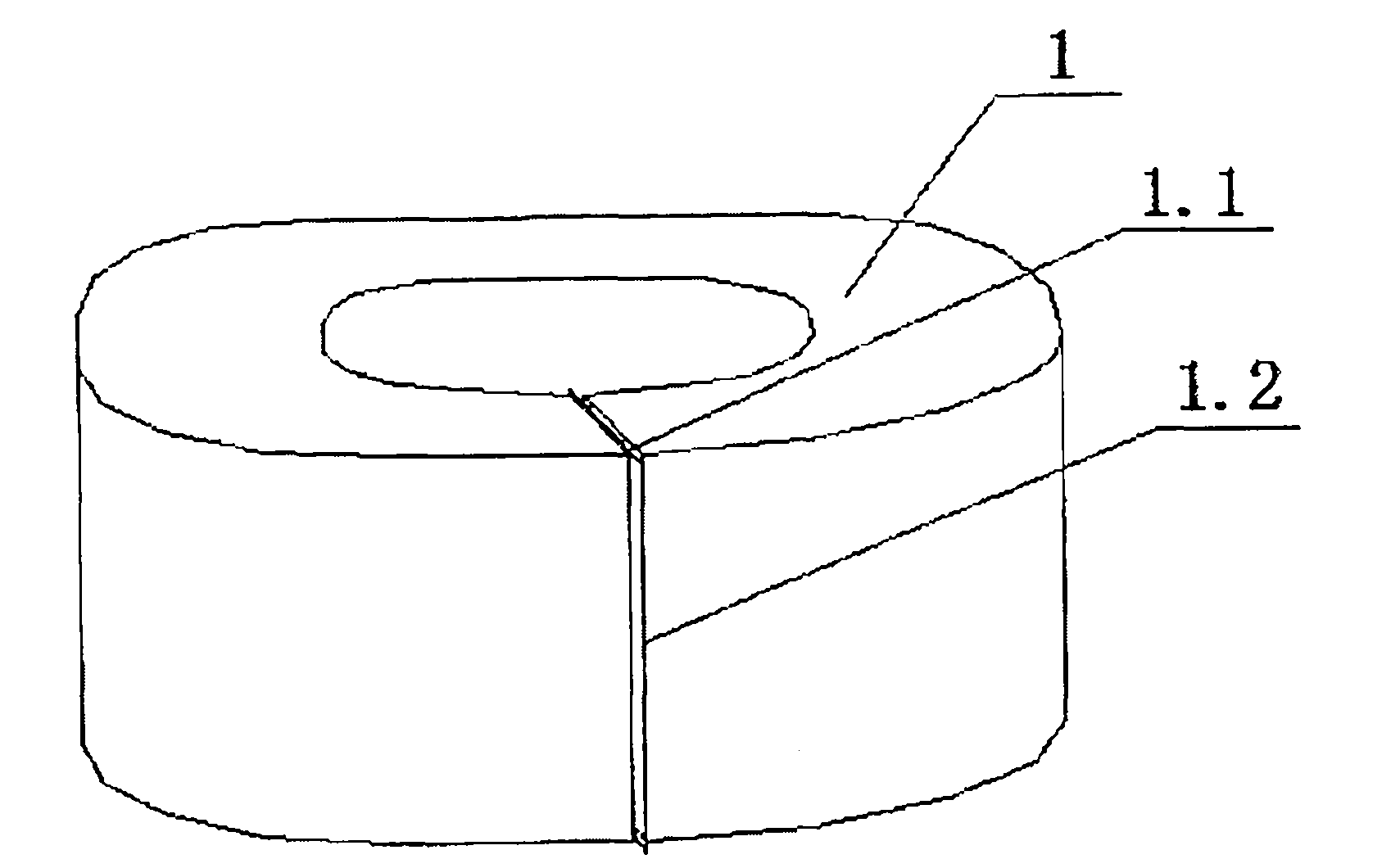 Magnetic leakage-preventing annular transformer