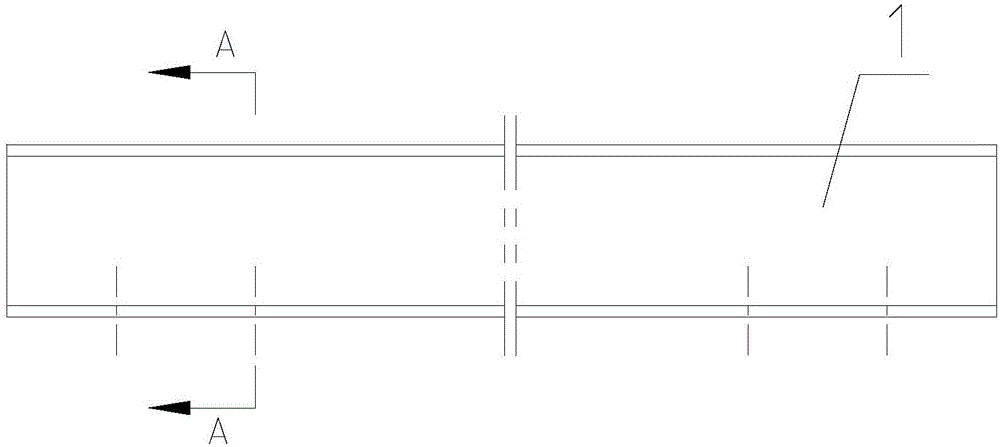 Intermediate support device of escalator truss