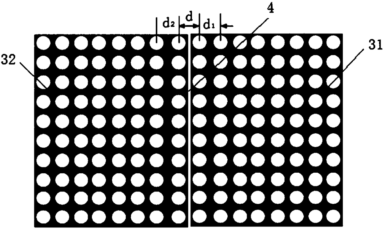 Splicing method of curved LED display screen