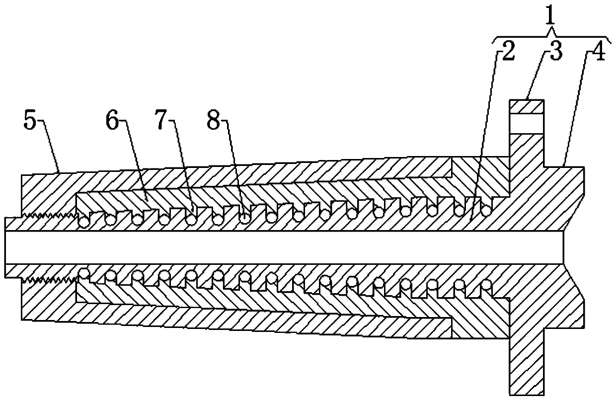 Device capable of heating sprue bush in plastic mold