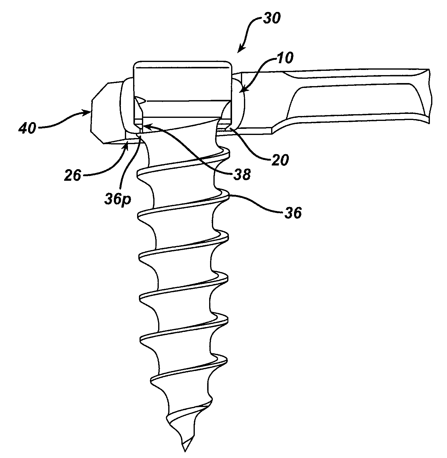 Passive Screw Locking Mechanism