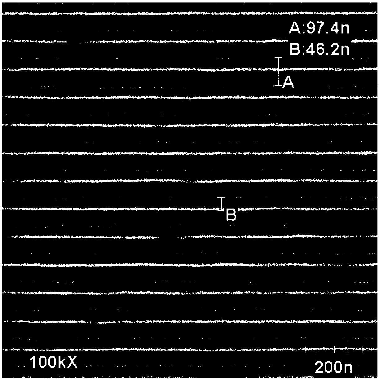 Electron beam resist composition and preparation method