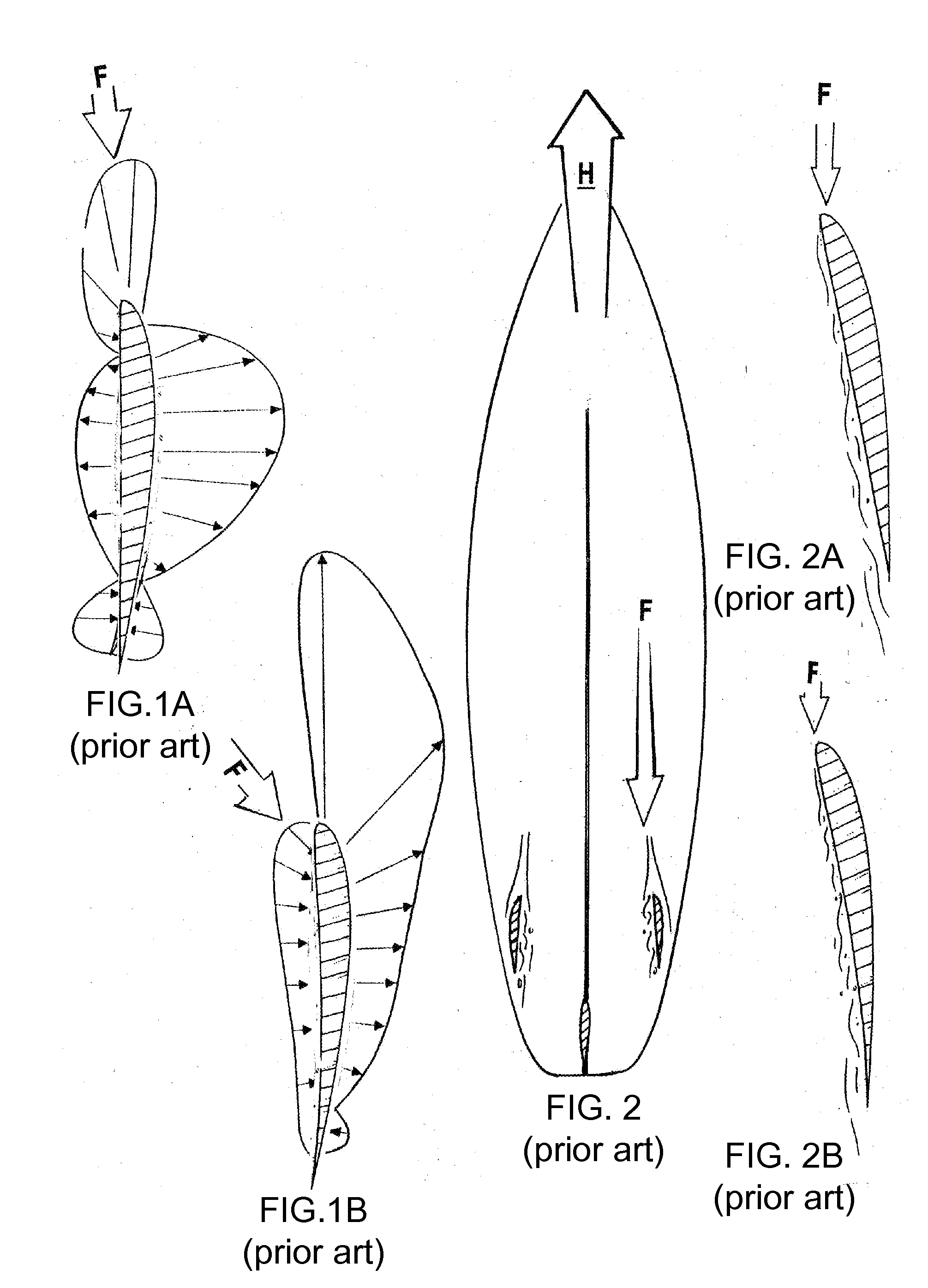 Low-drag fin and foil system for surfboards