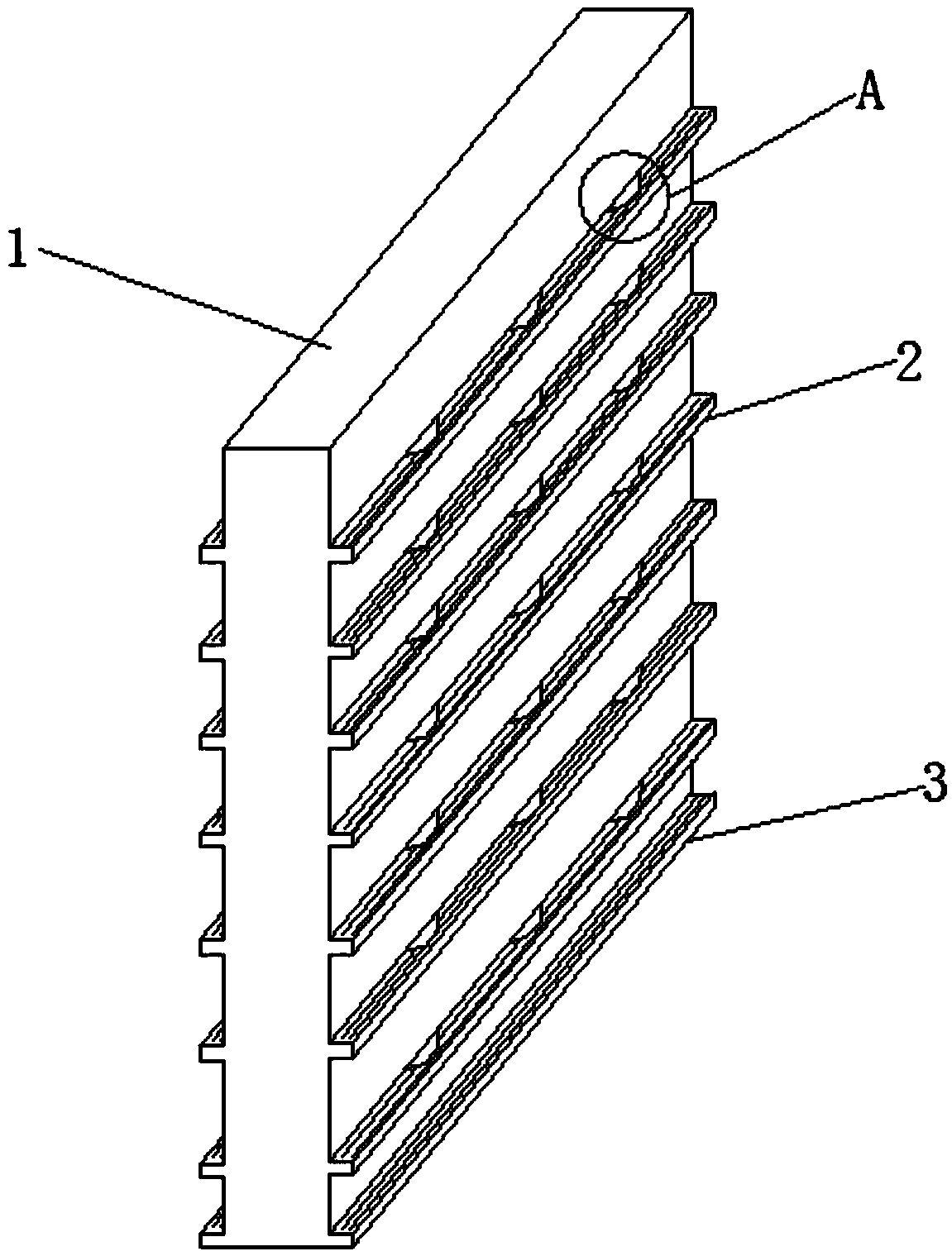 Building fireproof insulation board for public occasions