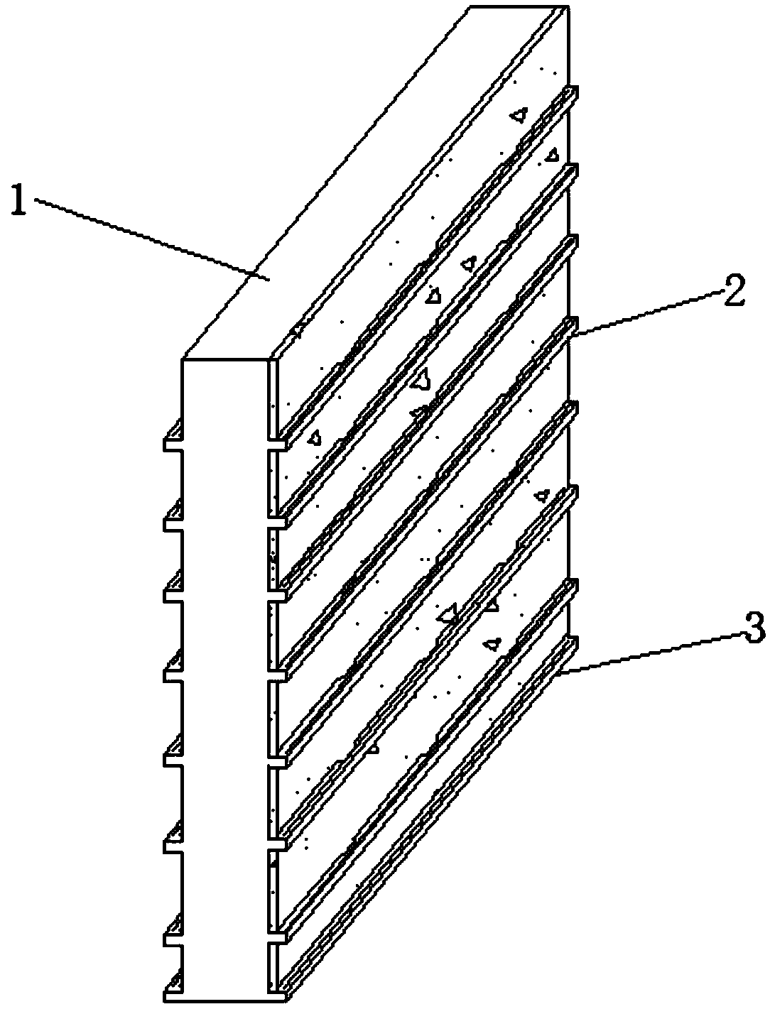 Building fireproof insulation board for public occasions