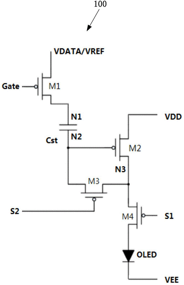 Pixel driving circuit of organic light-emitting display