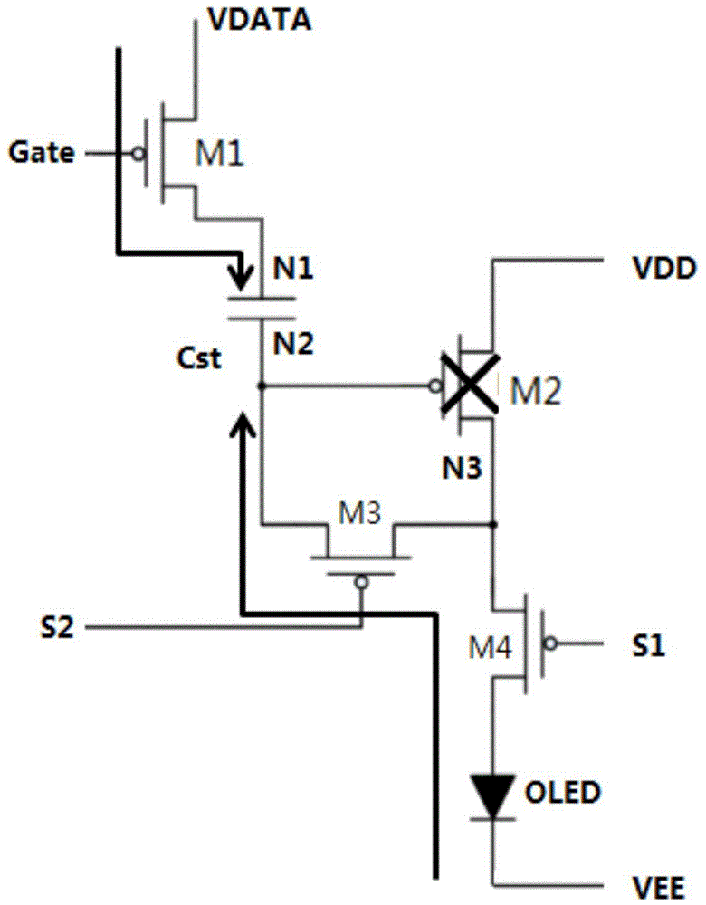 Pixel driving circuit of organic light-emitting display